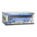 Cars & Trucks Blauwe Reisbus 32cm Frictie