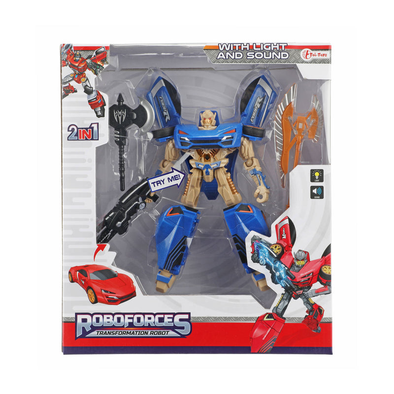 Roboforces Veranderrobot met Licht en Robot Superauto 4 Verschillende Uitvoeringen