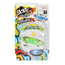SKATE Vingerskateboard mt lichtmet xtra wielen 3ass
