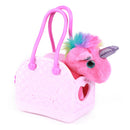 Pluche eenhoorn in handtas 2 ass. 75742Z