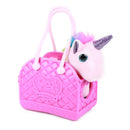 Pluche eenhoorn in handtas 2 ass. 75742Z