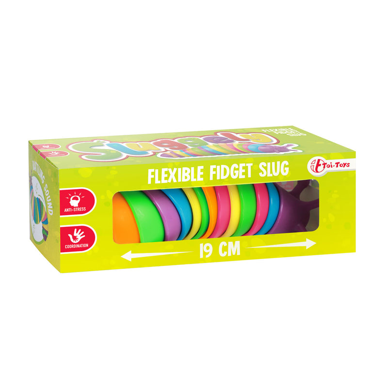 Flexibele Fidget Slak Regenboog