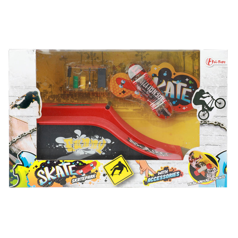 Skate Vinger Skateboard met Skatebaan Set