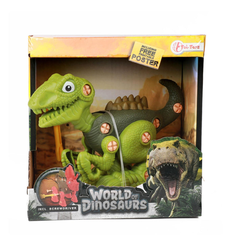 WORLD OF DINOSAURS Bouw een dino (diy) 3ass