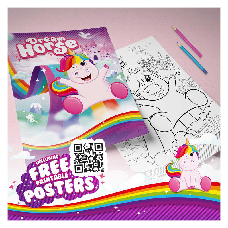 Dream Horse Kleurboek Eenhoorn 96 Bladzijden