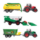 Metal Landbouw Voertuigen met Aanhanger 3 Stuks