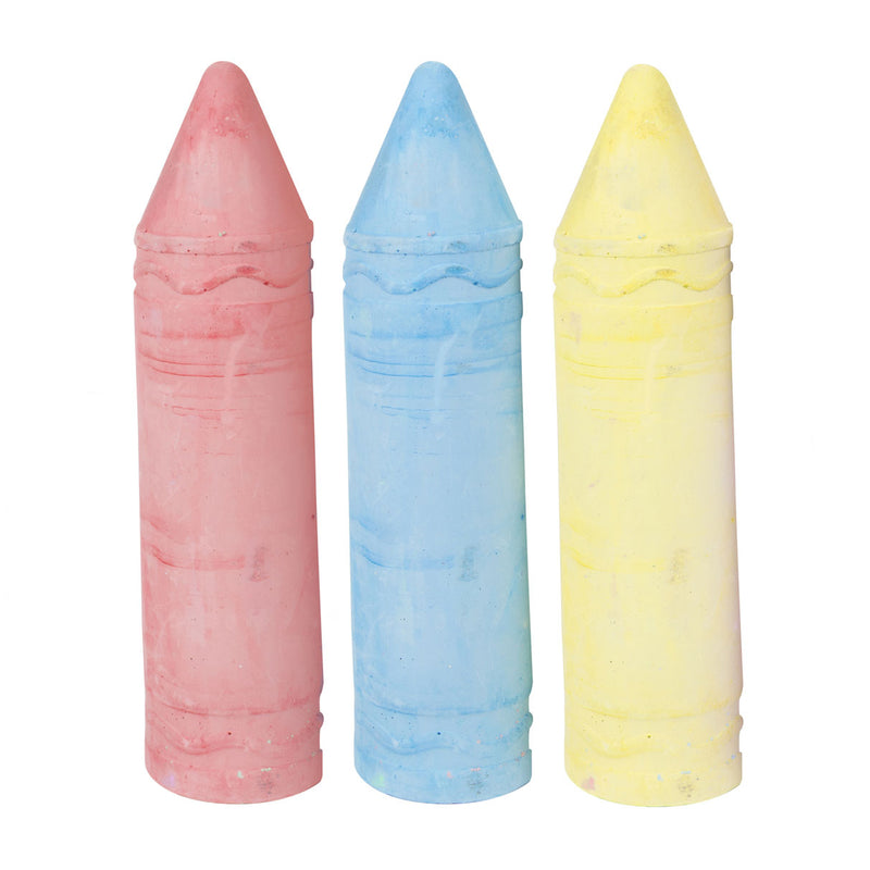 Stoepkrijt XXL kleur, 3st.