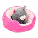 Pluchen Hond in Mand