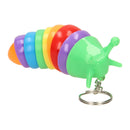 Sleutelhanger Rups Regenboog