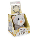 Nici Pluchen Sleutelhanger Kat You are the Best in Geschenkd