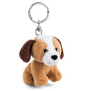Nici Pluchen Sleutelhanger Hond Happy Birthday in Geschenkdoos, 6cm