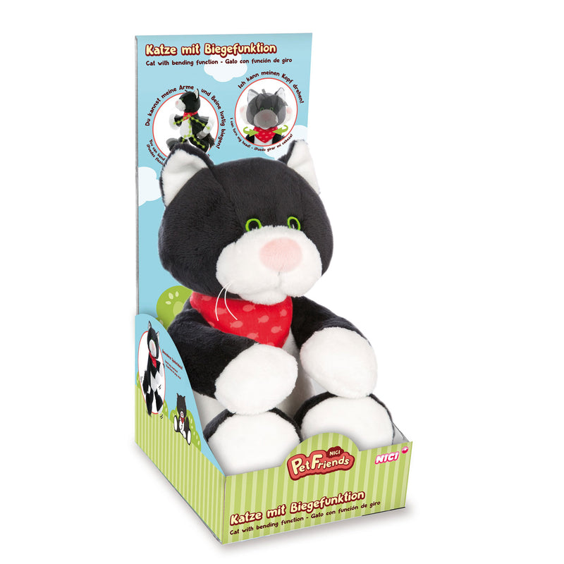 Nici Pluchen Knuffel Beweegbare Kat Pepper, 30cm