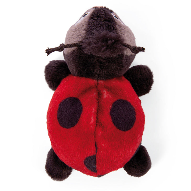 Nici Magnici Pluchen Knuffel Lieverheersbeestje Lennybug met Magneet, 11cm