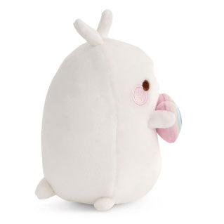 Nici Pluchen Knuffel Molang Regenboog met Hart, 12cm