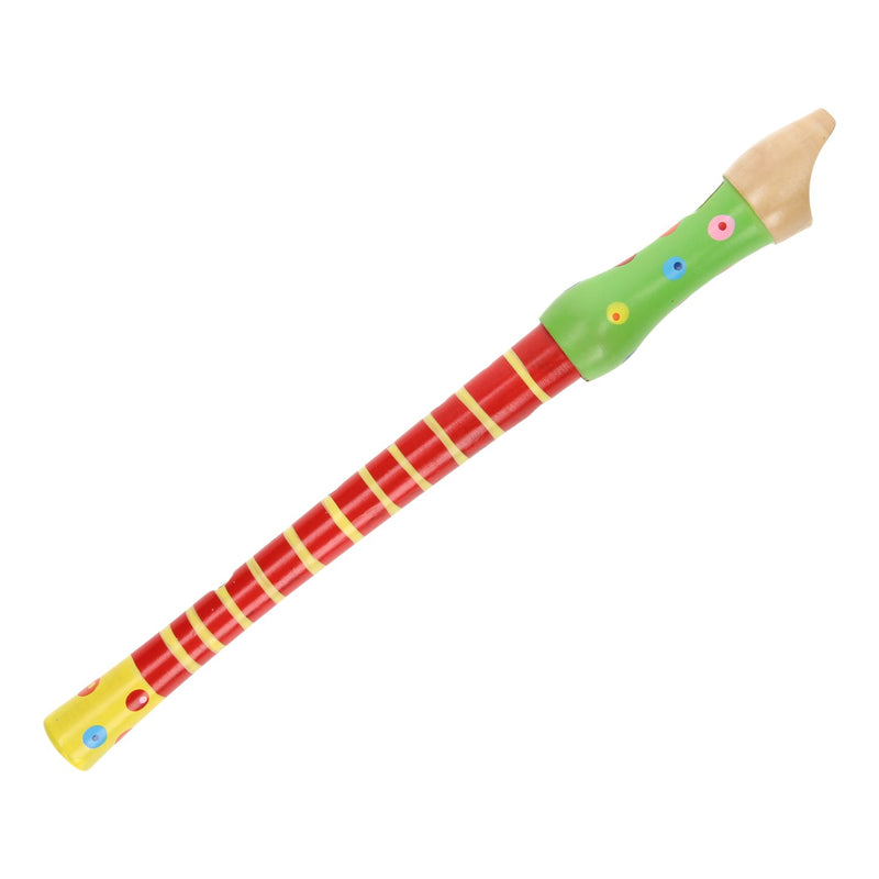 Houten Blokfluit - Rood