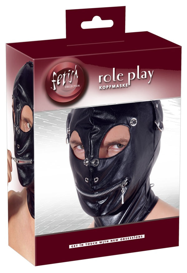 Kunstleren Hoofdmasker