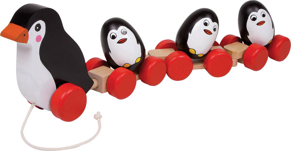 Trekken-langs Speelgoed Pinguïn Familie