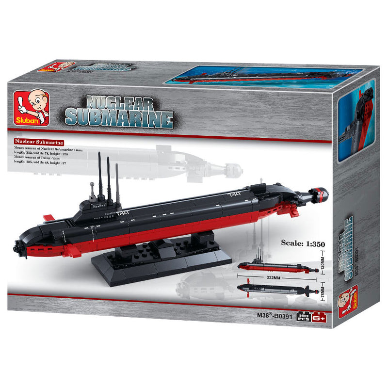 Sluban M38-B0391 Aircraft Carrier Nucleaire Onderzeeër
