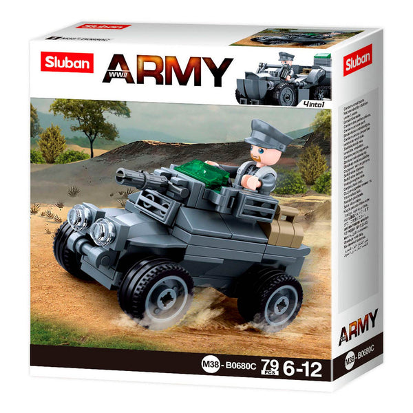 Sluban WWII - Gepantserd Voertuig - 79dlg.