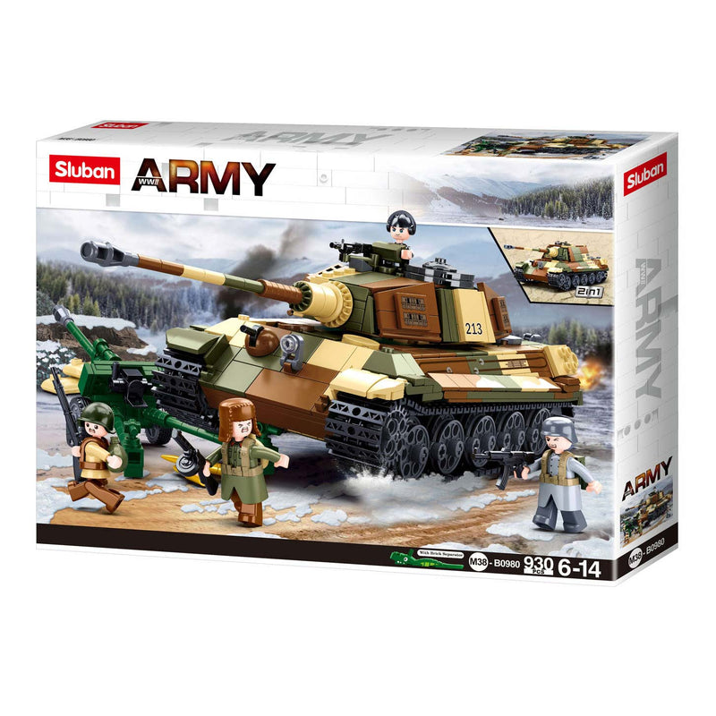 Sluban Slag om Boedapest - Grote Duitse Tank, 2in1