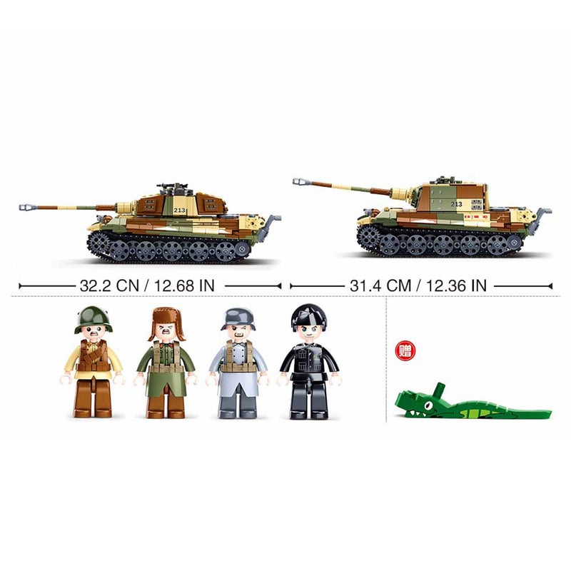 Sluban Slag om Boedapest - Grote Duitse Tank, 2in1