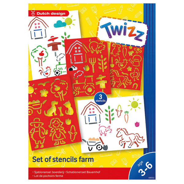 Twizz Sjablonenset Boerderij