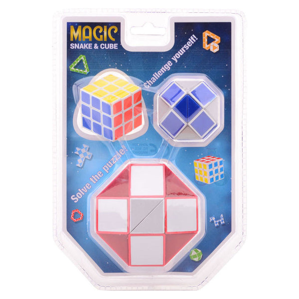 Magische kubus en slang in blister 25037