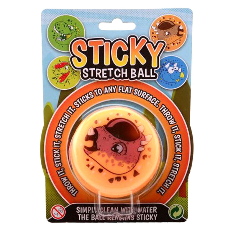 Sticky stretch bal dino op kaart 24345