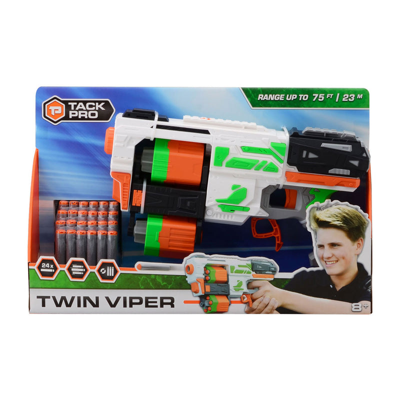 Tack Pro Twin Viper met 24 darts, 35 cm