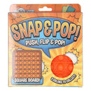 Snap  AND  Pop achthoekige schijf 12,5 cm 3 assort