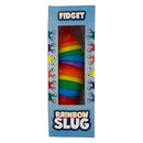 Fidget regenboog slak, 18,5cm