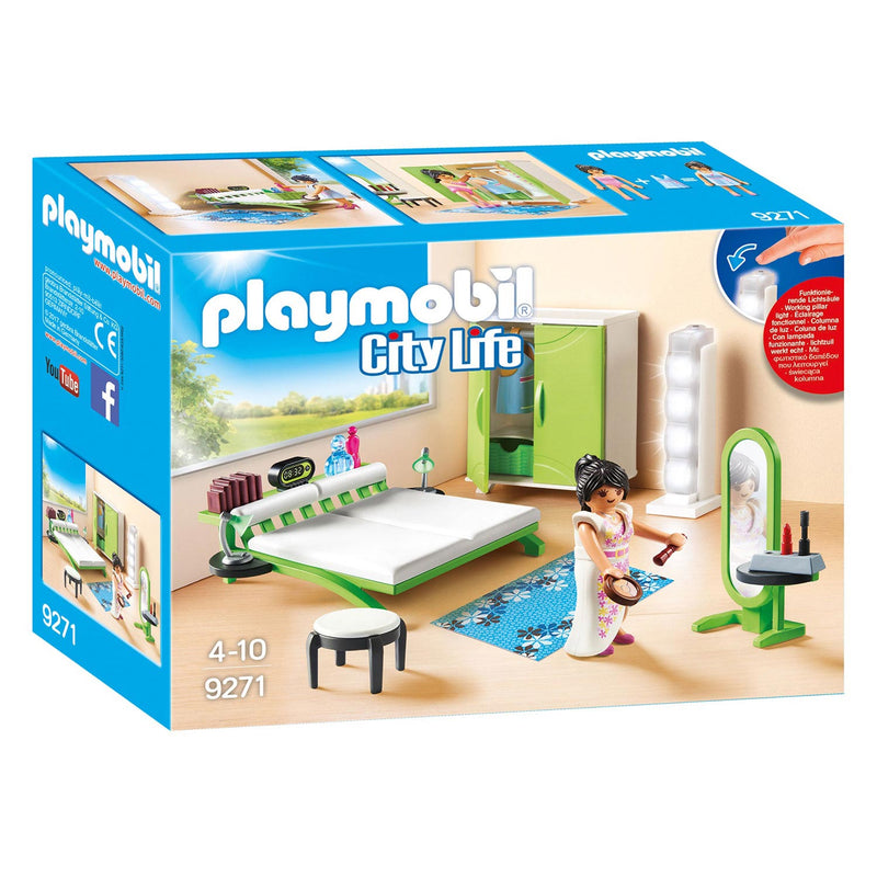 Playmobil City Life Slaapkamer met make-up tafel