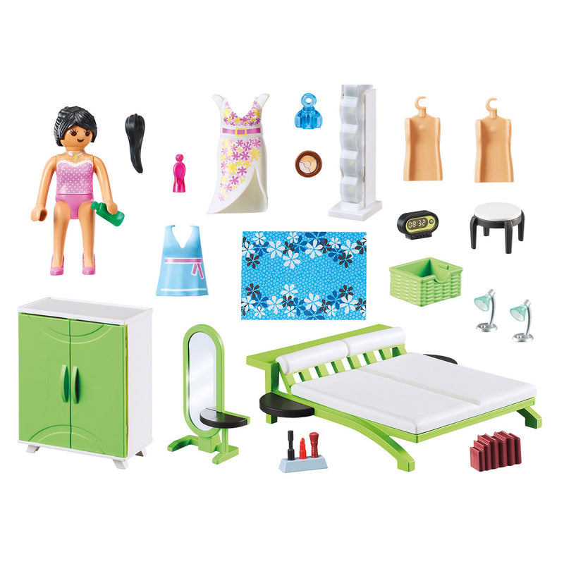 Playmobil City Life Slaapkamer met make-up tafel