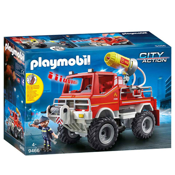 Playmobil 9466 Brandweer-Terreinwagen met Licht en Geluid