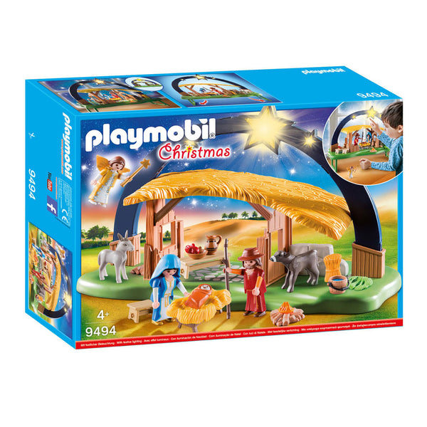 Playmobil 9494 Kerststal + Heldere Ster met Licht