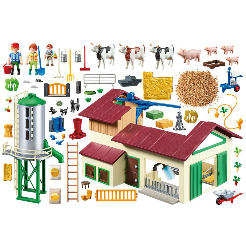 Playmobil Country Boerderij met Silo en Dieren - 70132