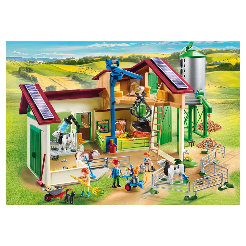 Playmobil Country Boerderij met Silo en Dieren - 70132