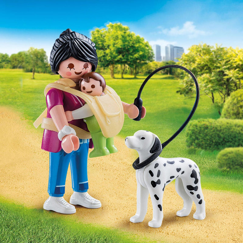 Playmobil 70154 Special Plus Mama met Baby en Hond