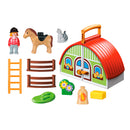 Playmobil 1.2.3. Mijn Meeneem Manege - 70180