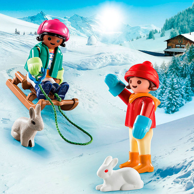 Playmobil 70250 Kinderen met Slee