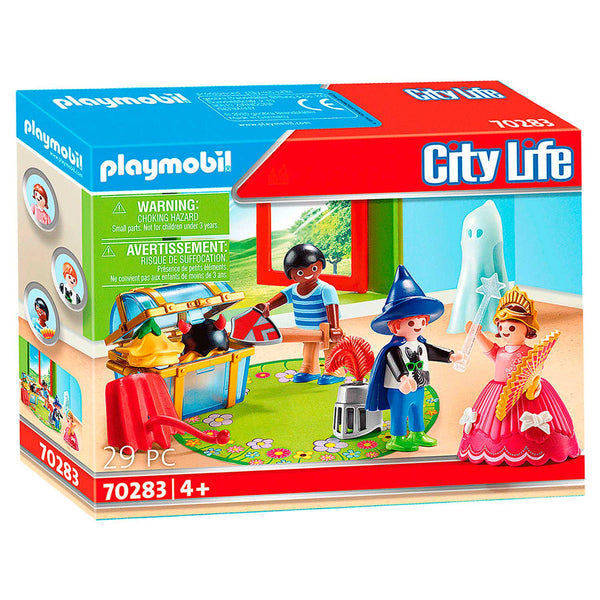 Playmobil City Life Kinderen met verkleedkoffer