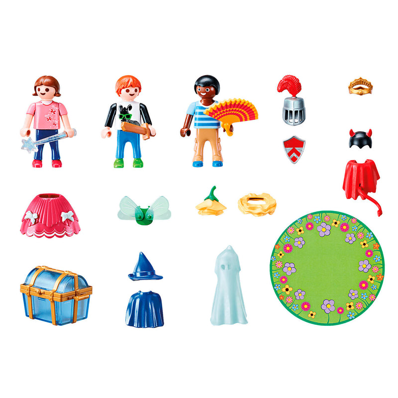 Playmobil City Life Kinderen met verkleedkoffer