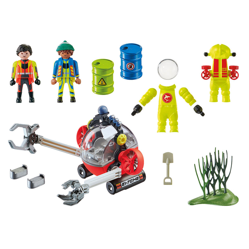 Playmobil 70142 Omgevingsmissie met Duikboot