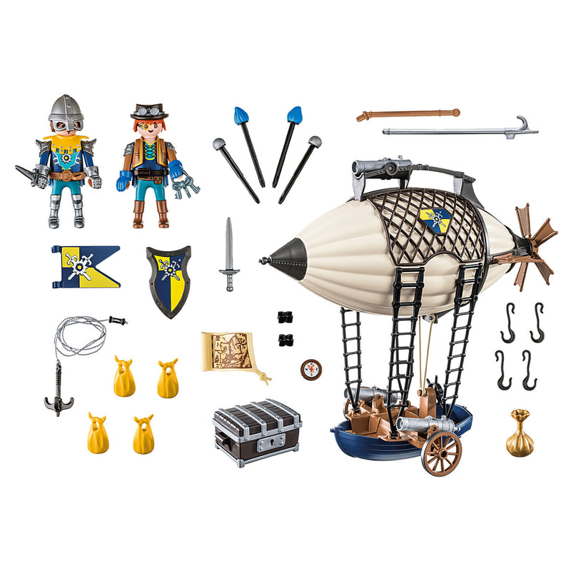 Playmobil Knights Novelmore Dario AND apos;s Zeppelin