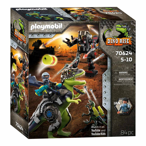 Playmobil 70624 Dino Rise T-Rex Gevecht Der Giganten