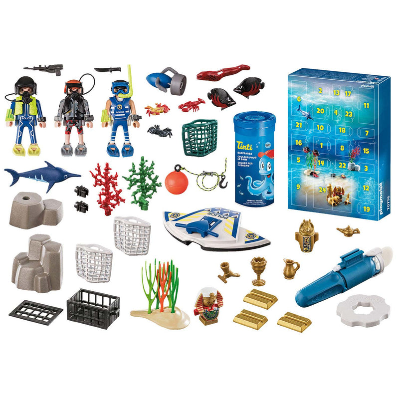 Playmobil City Action Adventskalender Badplezier Politieduik