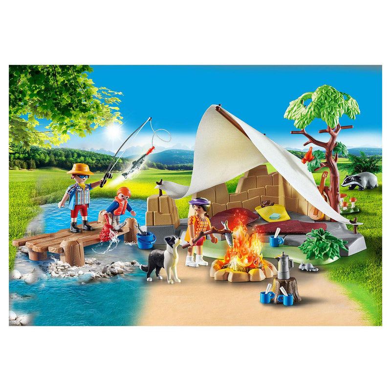 Playmobil Family Fun Familie op kampeertocht - 70743