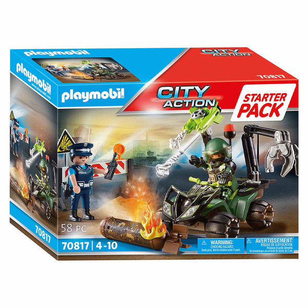 Playmobil 70817 City Action Starterpack Politie: Gevarentraining