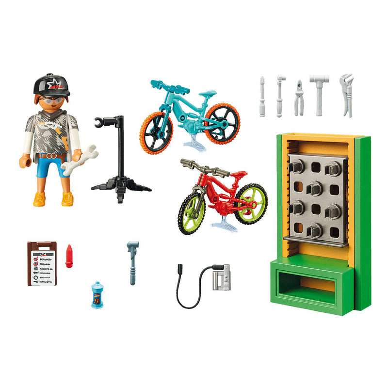 Playmobil 70674 Gift Set E-Bike Werkplaats