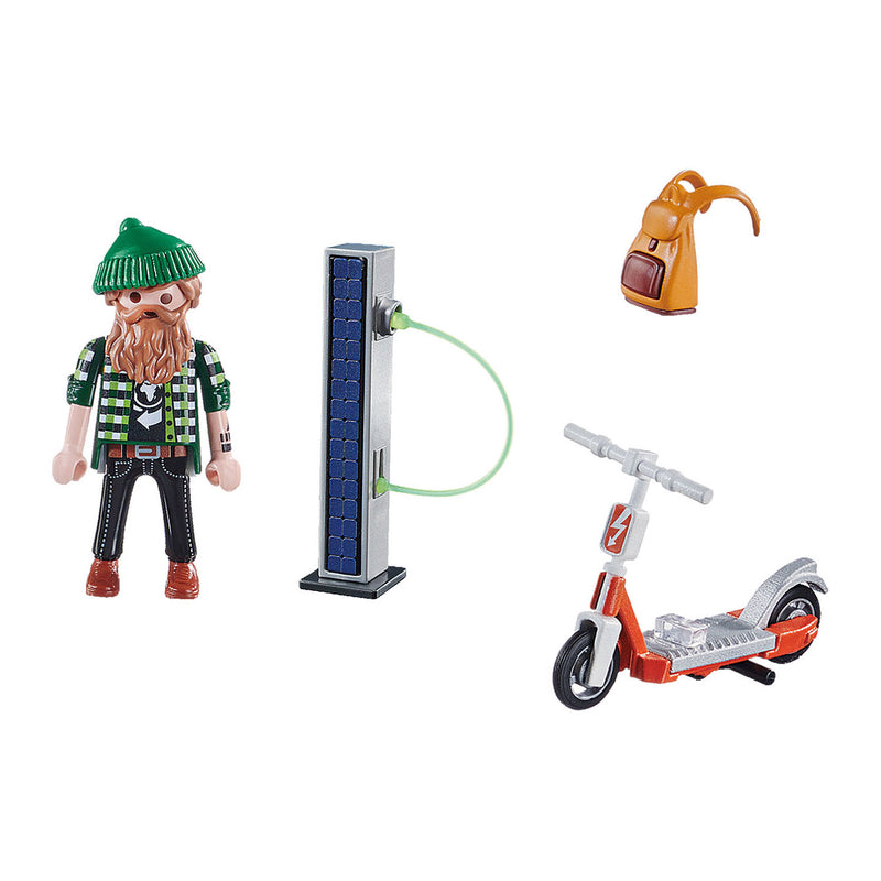 Playmobil Special Plus Hipster met e-scooter